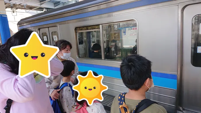 杜のつぐみ療育園 荒井園/電車に乗ってお出かけしたよ♪