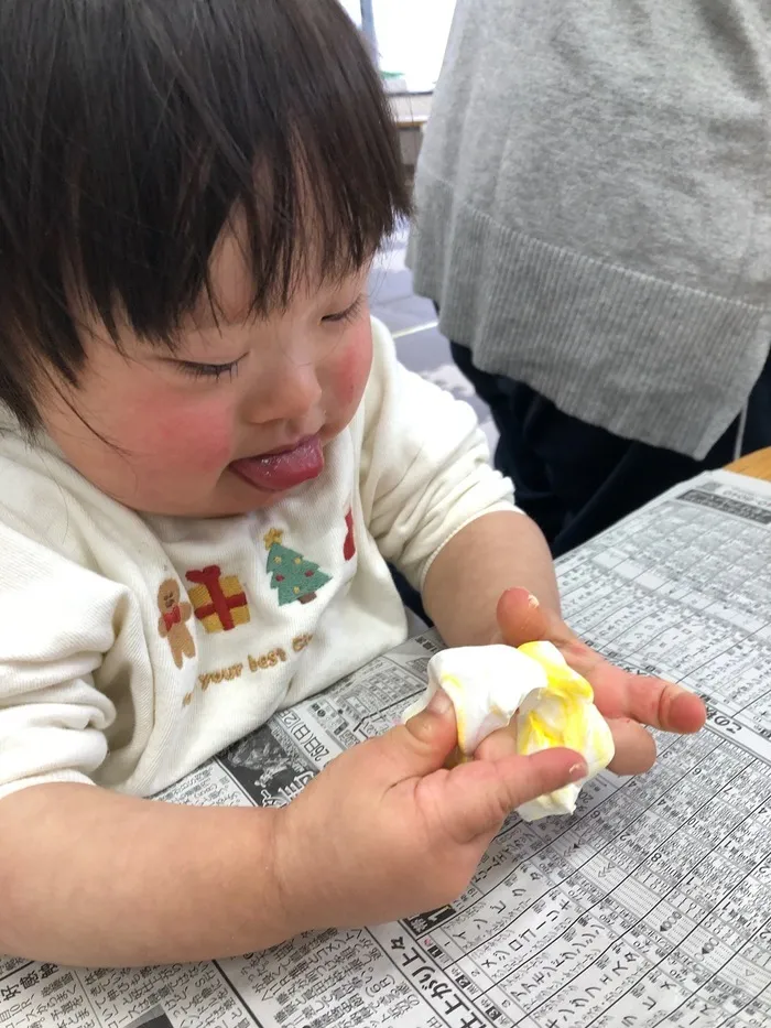 杜のつぐみ療育園 新田東園/カップアイス作り