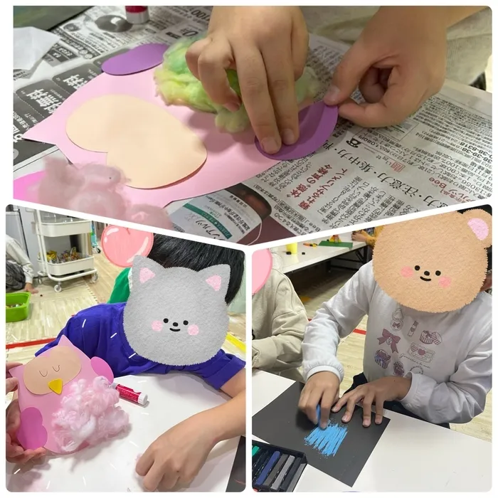 ハッピースマイル北堀江～音楽を主体とした児童発達支援・学習特化型放課後等デイサービス～/放デイ：公文📖　ふくろう制作🦉