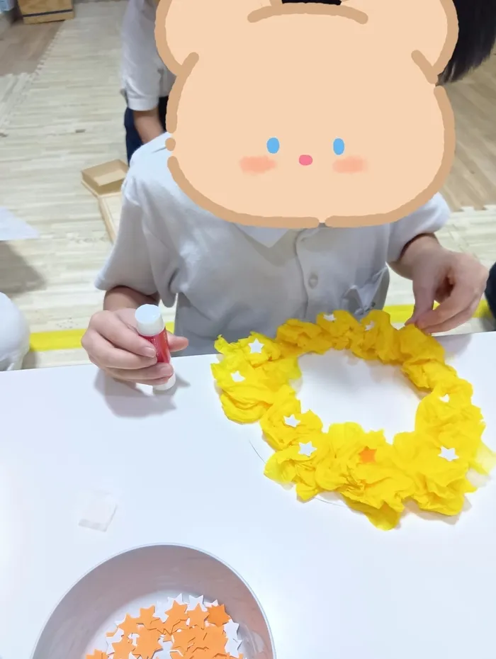 ハッピースマイル北堀江～音楽を主体とした児童発達支援・学習特化型放課後等デイサービス～/【北堀江】放デイ：公文📖　お月見🎑制作