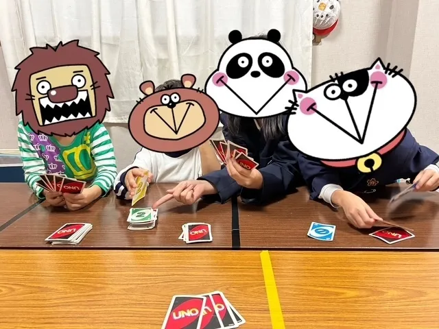 放課後等デイサービスBA-NAはぐらざき/みんなでUNO！！