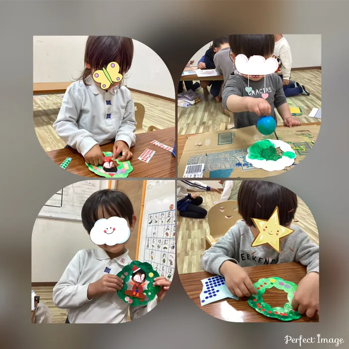 ウィングハート/皆んなで作ったクリスマス製作