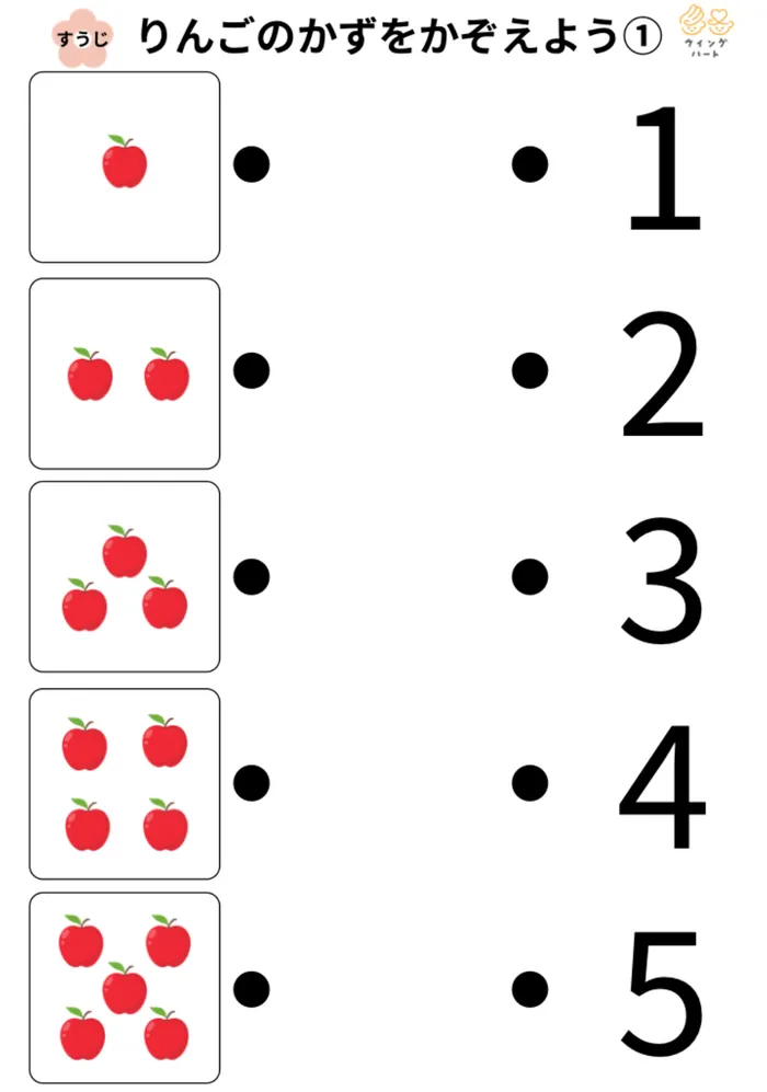 ウィングハート/療育施設が作る数字プリント