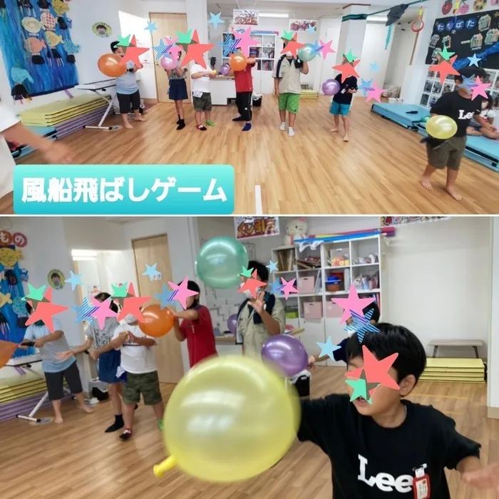 こどもみらいアイビー向陽台/🎈「風船飛ばし」遊び🎈