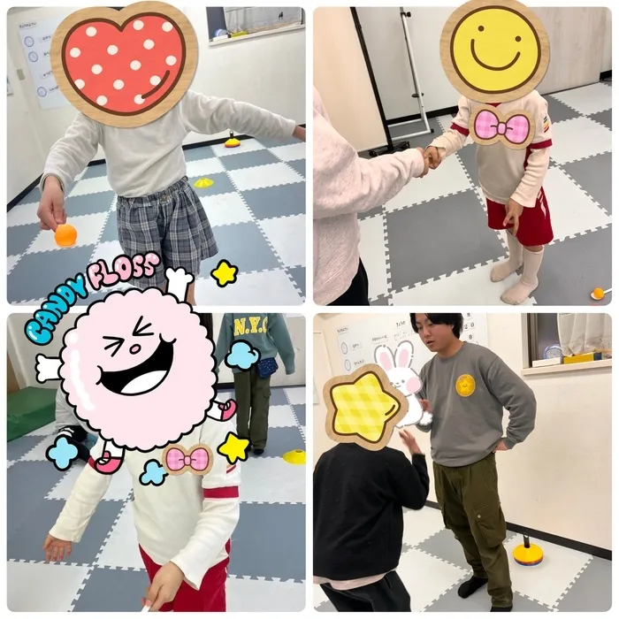 児童発達支援・放課後等デイサービスすたーりー/ピンポン玉リレー💪💪