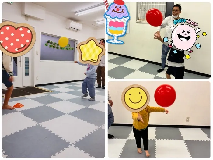 児童発達支援・放課後等デイサービスすたーりー/風船運びリレー🎈⸒⸒