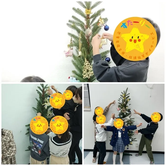 児童発達支援・放課後等デイサービスすたーりー/ツリー飾り付け🎄