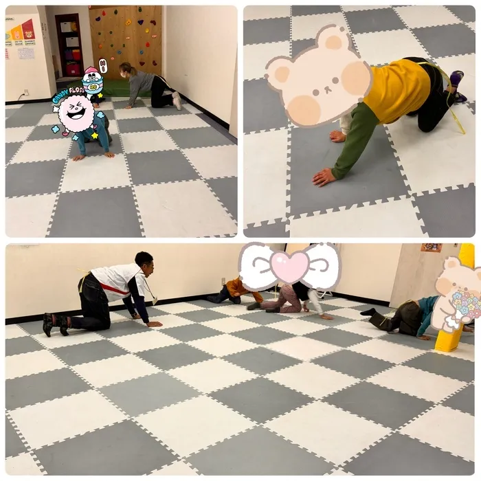 児童発達支援・放課後等デイサービスすたーりー/ハイハイしっぽ取り(˶'ᵕ'˶ )‪︎੭”