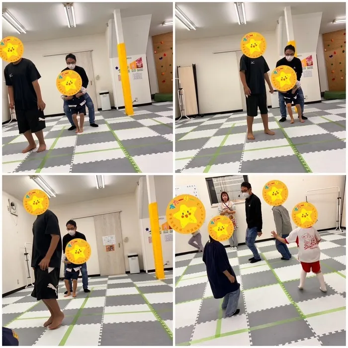児童発達支援・放課後等デイサービスすたーりー/マス目鬼ごっこ😈🤍