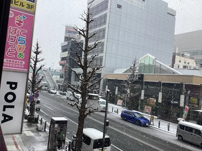 てらぴぁぽけっと　相模原駅前教室/雪が積もってきました⛄