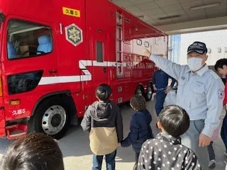 こぱんはうすさくら新白岡駅前教室/消防署見学🚒