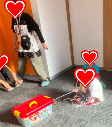 こぱんはうすさくら新白岡駅前教室/座って綱引き