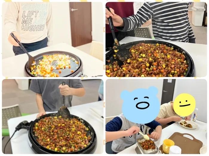 ミライク　西長堀教室/ドライカレー作り🍛🥄