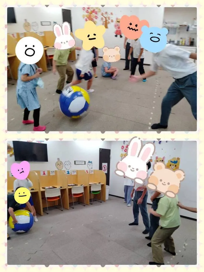 ミライク 西長堀教室/転がしドッヂをしました🏐