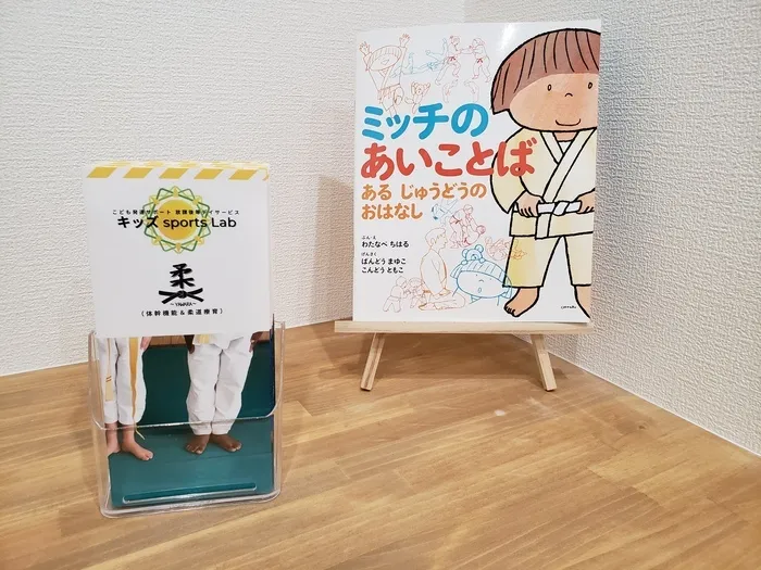 パンフレット、柔道の絵本