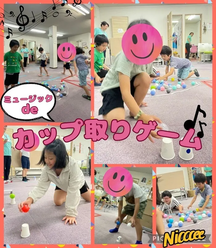 児童発達支援・放課後等デイサービス ハッピーエンジェル/カップ取りゲーム👼