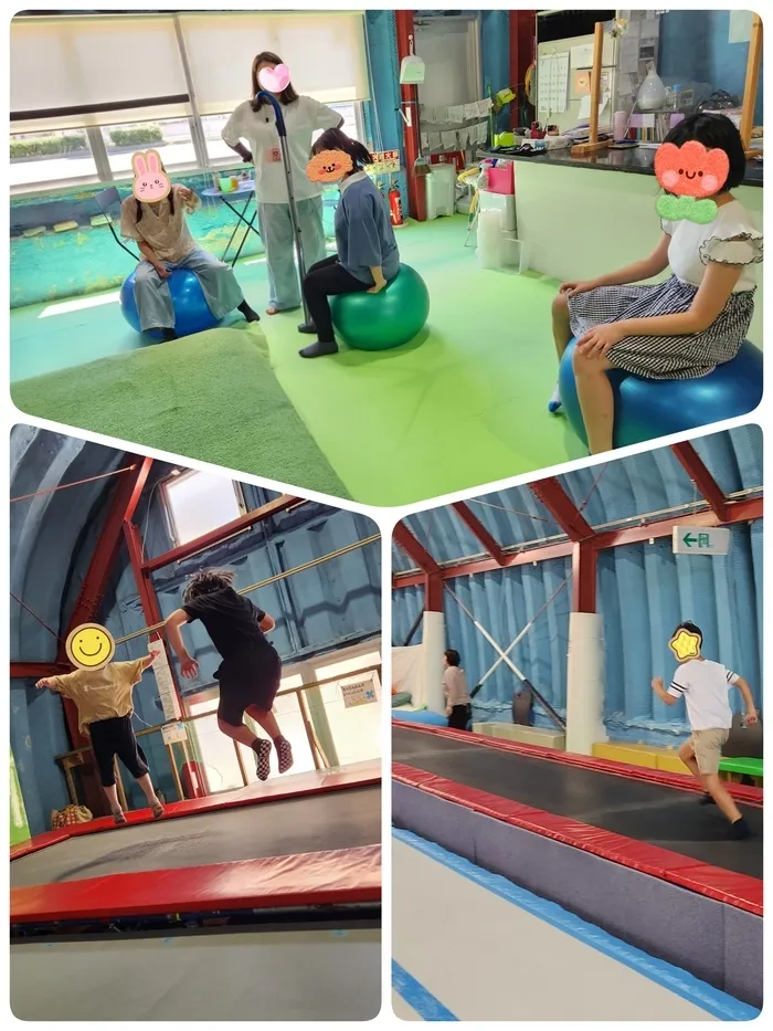 放課後等デイサービスキラキラ東仙台/J-Fitで運動を！