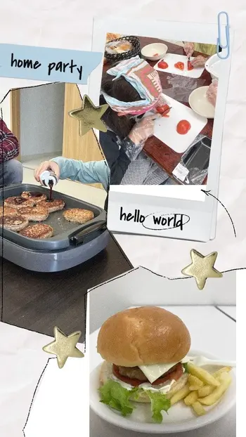 放課後等デイサービスキラキラ東仙台/ハンバーガーを作りました🍔