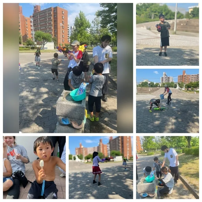 【見学受付中！お気軽にご連絡ください！】　おおきな木　東大阪吉田/水あそび🔫