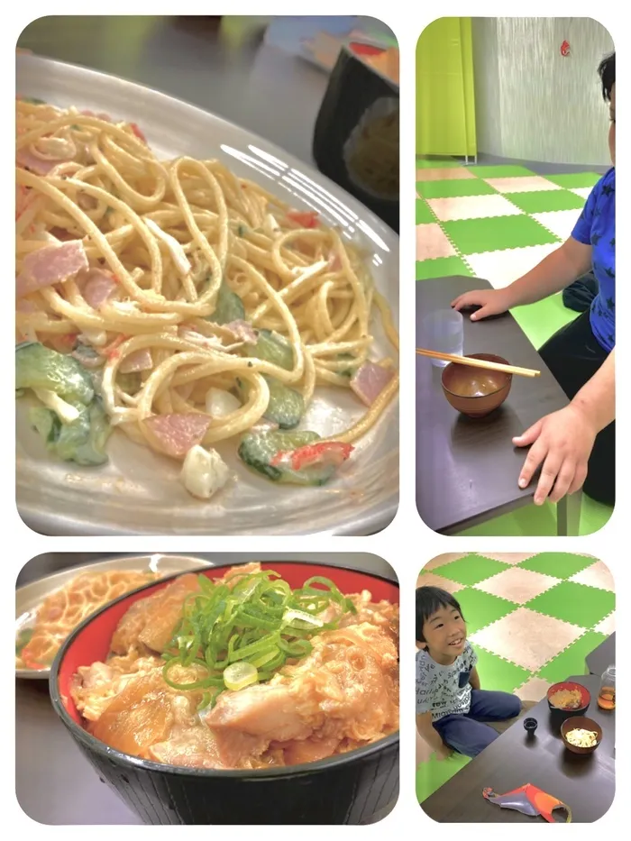 【見学受付中！お気軽にご連絡ください！】　おおきな木　東大阪吉田/皆んなで食べると美味しいね🎶