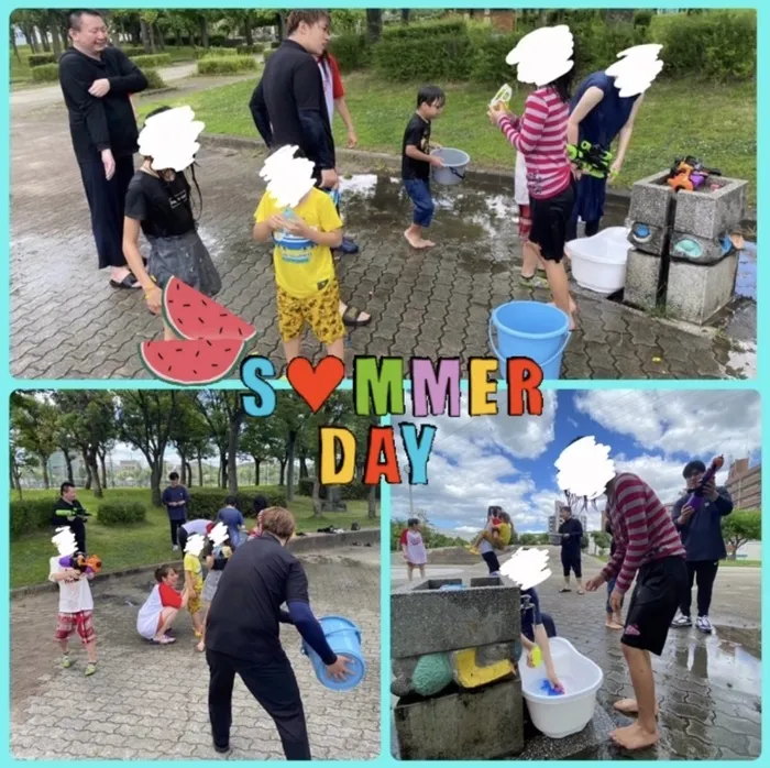 【見学受付中！お気軽にご連絡ください！】　おおきな木　東大阪吉田/水遊び🏝