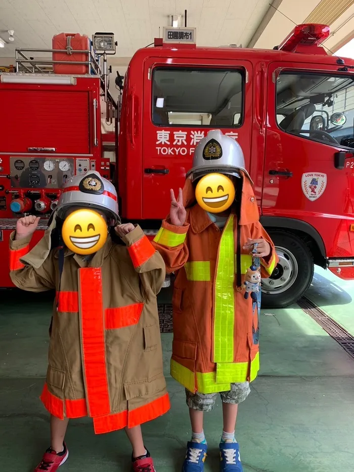 児童発達支援 スマイリーハーツ/憧れの消防士さん✨🚒✨