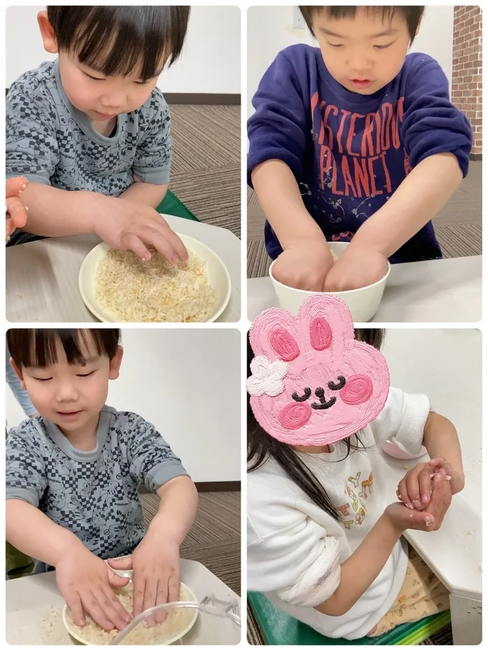 nijico/パン粉で遊ぼう🍞✨