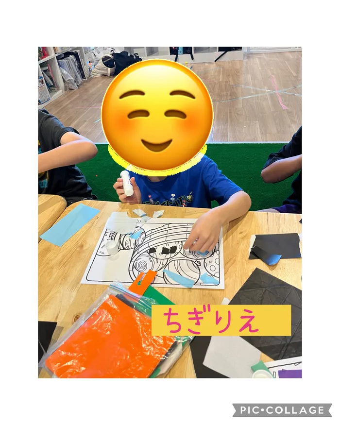 【ABA個別療育・就学前支援】BEAR KIDS （ベアキッズ）東成１号店/ちぎり絵🎈⸒⸒