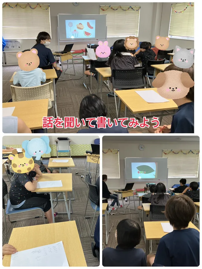 こすもすカレッジジュニア新松戸教室/話を聞いて書いてみよう