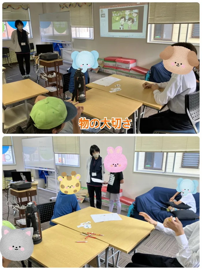 こすもすカレッジジュニア新松戸教室/物の大切さ