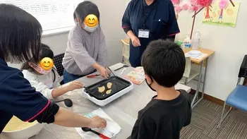 こすもすカレッジジュニア新松戸教室/ホットケーキ作り！