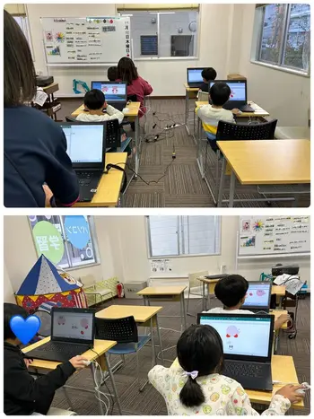 こすもすカレッジジュニア新松戸教室/パソコンの図形でキャラクター作り！