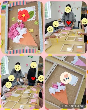 こすもすカレッジジュニア新松戸教室/母の日工作