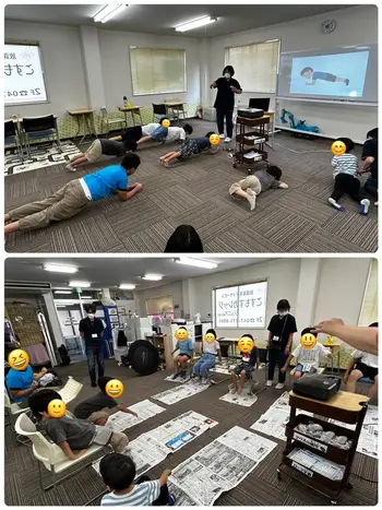 こすもすカレッジジュニア新松戸教室/体幹トレーニング