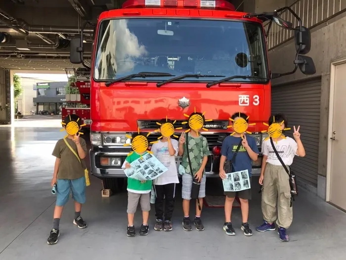 ジーニアスユニバーサルメソッド前橋その１/消防署見学‼️