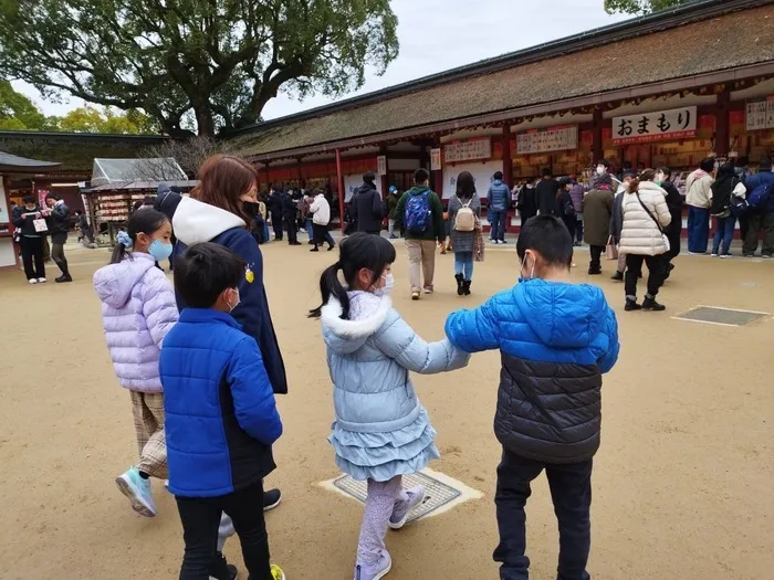 放課後等デイサービス　ガリレオふくおか/１２月２９日大宰府に祈願