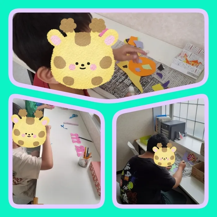 はぴねす/壁面工作最終日