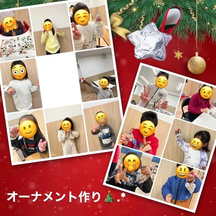 児童発達支援スマイル　夕陽丘店/オーナメント作り🎄