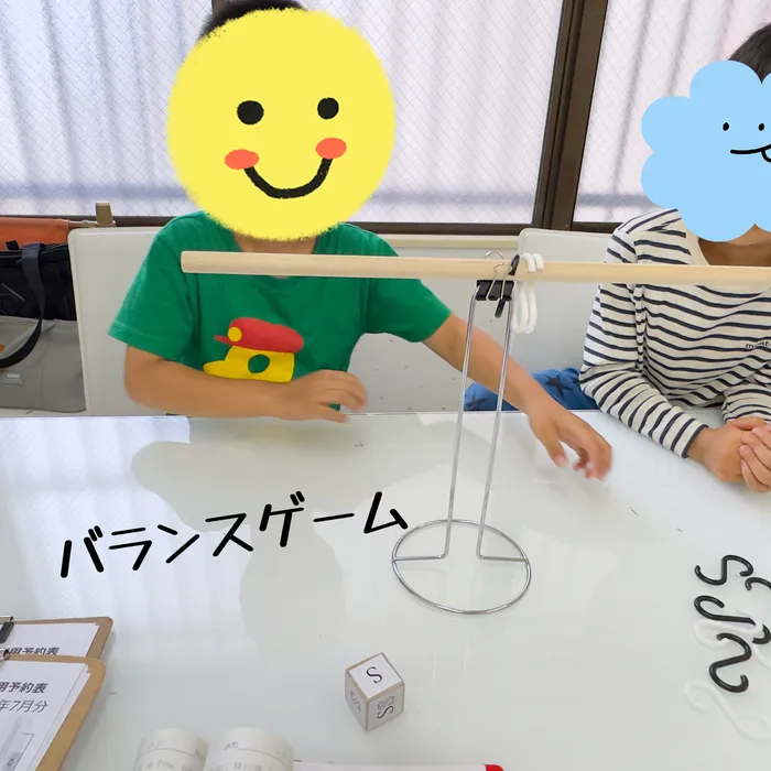 てらぴぁぽけっと　今池教室/バランスゲーム✨(手先の巧緻性、ルールの理解)