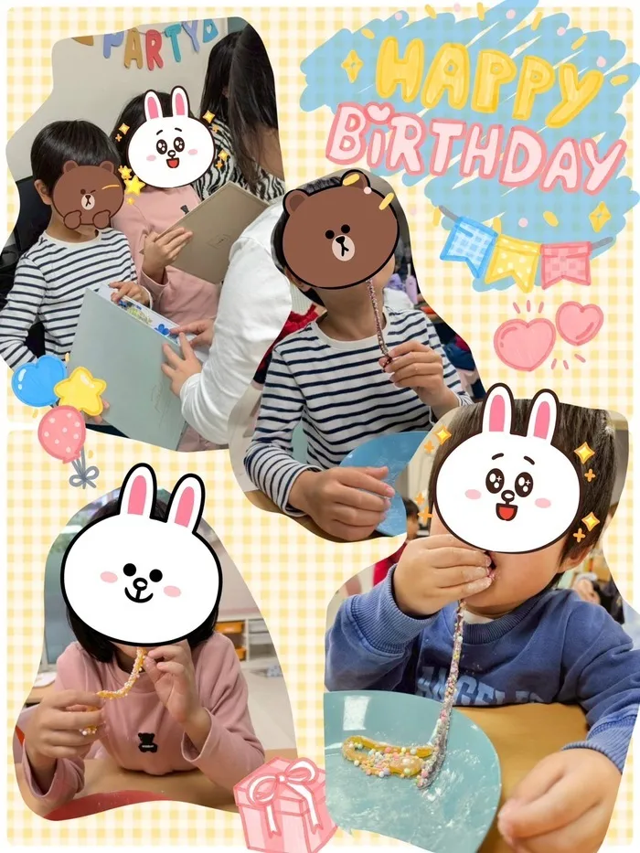 放課後等デイサービス　コロル/【コロル城東】誕生会とロープグミ