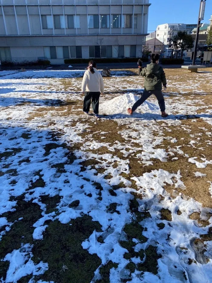 ふれあい児童発達支援・放課後等デイサービス　浦安教室/雪だ！