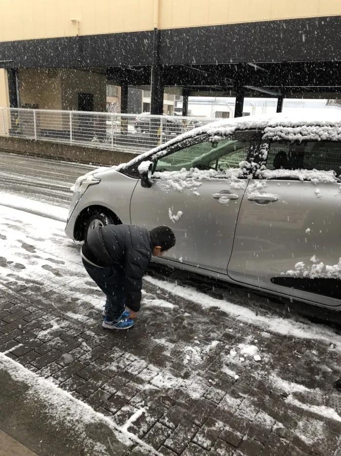 ふれあい児童発達支援・放課後等デイサービス　浦安教室/また雪降らないかな？