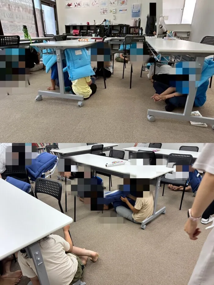 横浜市認証指定事業所　FORTUNA（ふぉるとぅな）中川教室/都筑区放デイFORTUNA　「避難訓練２」
