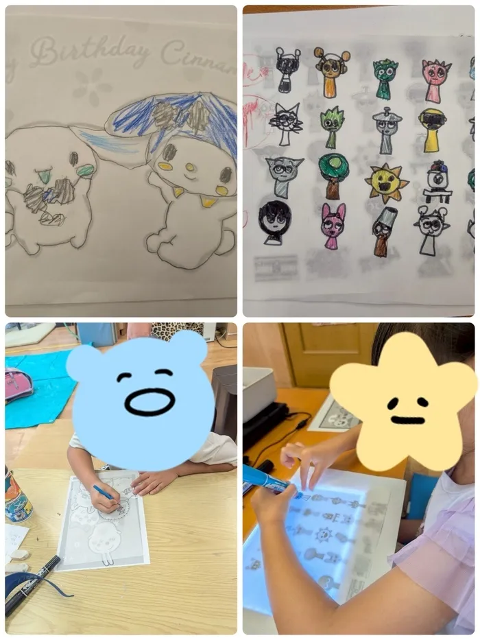 エメファミーユ鷺沼/難しいイラストにもチャレンジ🎨🤩