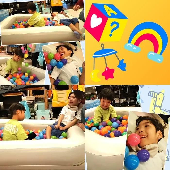 tetote赤れんが重症心身障害児放課後等デイサービス/☆ボールプールに夢中☆