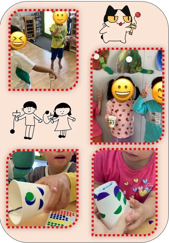 ☆放課後等デイサービス☆発達サポートスペース オット つしま/✨こいのぼりけん玉✨