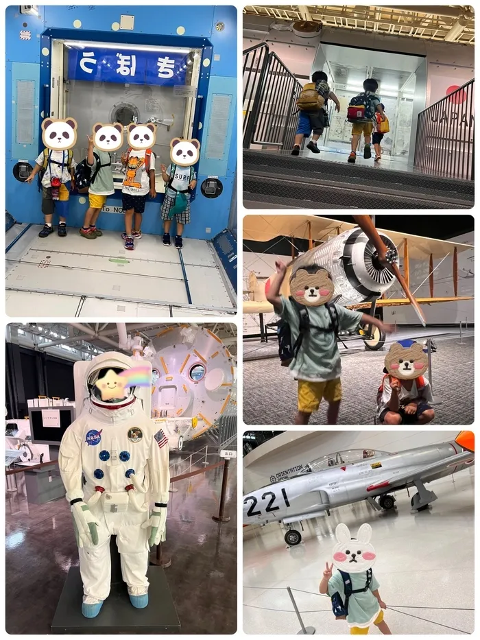 cocoa kids ちゅうせつ/航空宇宙博物館✈️🚁✨