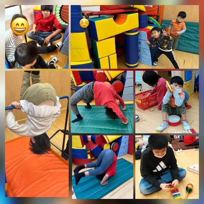 ヤンチャリカ/11/27のヤンチャリカは運動デイ&クリスマス製作続き