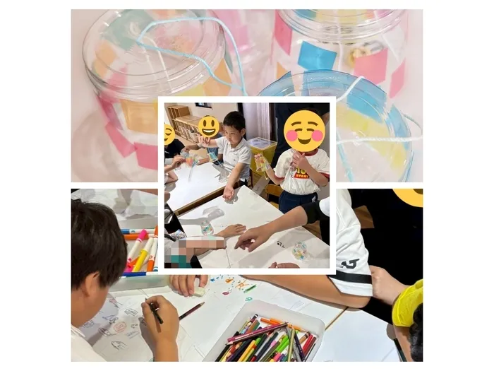 児童発達支援・放課後等デイサービス　いきるちから2/夏の制作👒☀『風鈴🎐🎐🎐』を作ってみたら😆👍