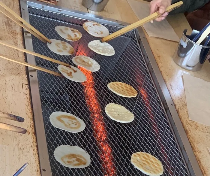 ミライク岡山南教室/詰め放題＆手焼きせんべいの体験🍘